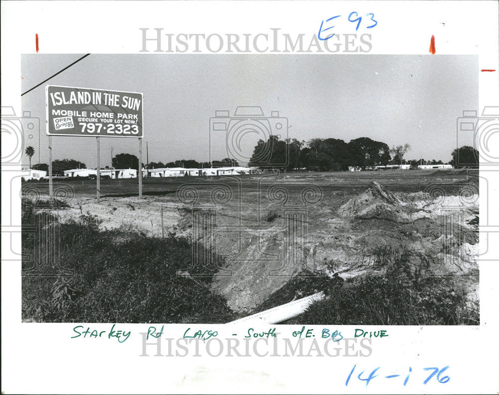 1981 Press Photo Island In The Sun Mobile Home Park To Have 333 Units - Historic Images