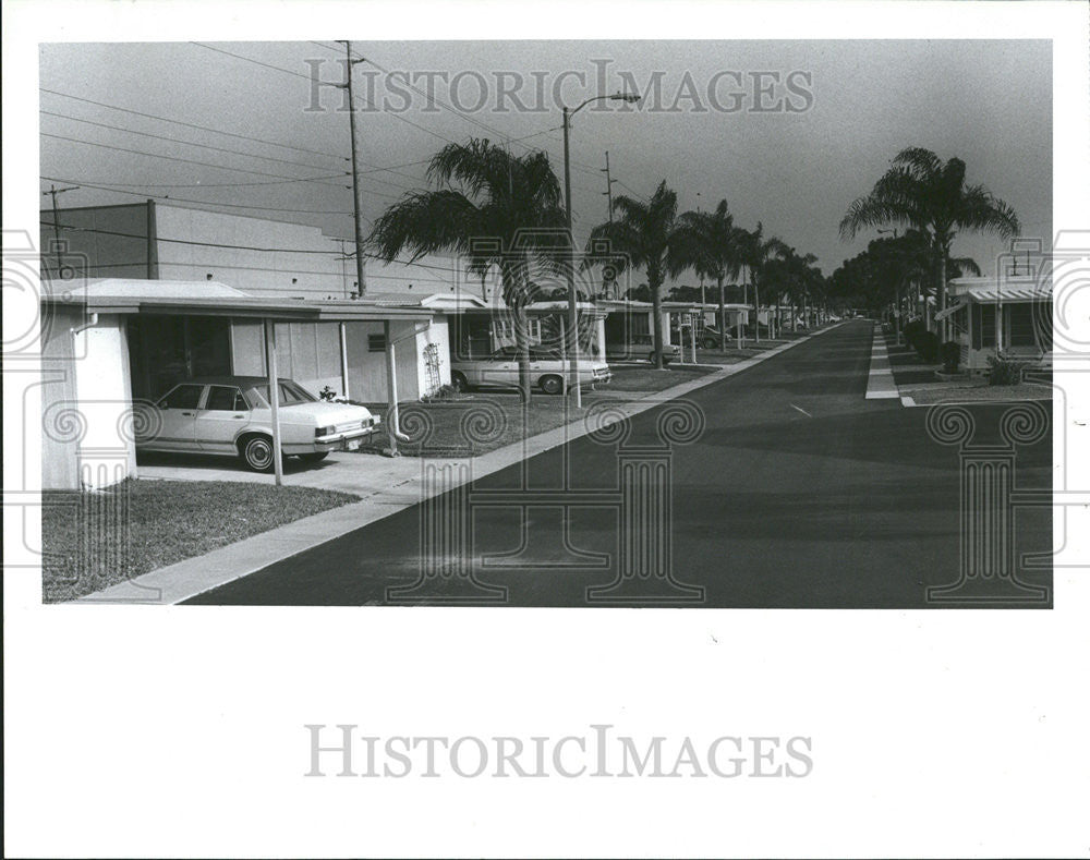 1988 Press Photo Honeyvine Mobile Home Park - Historic Images