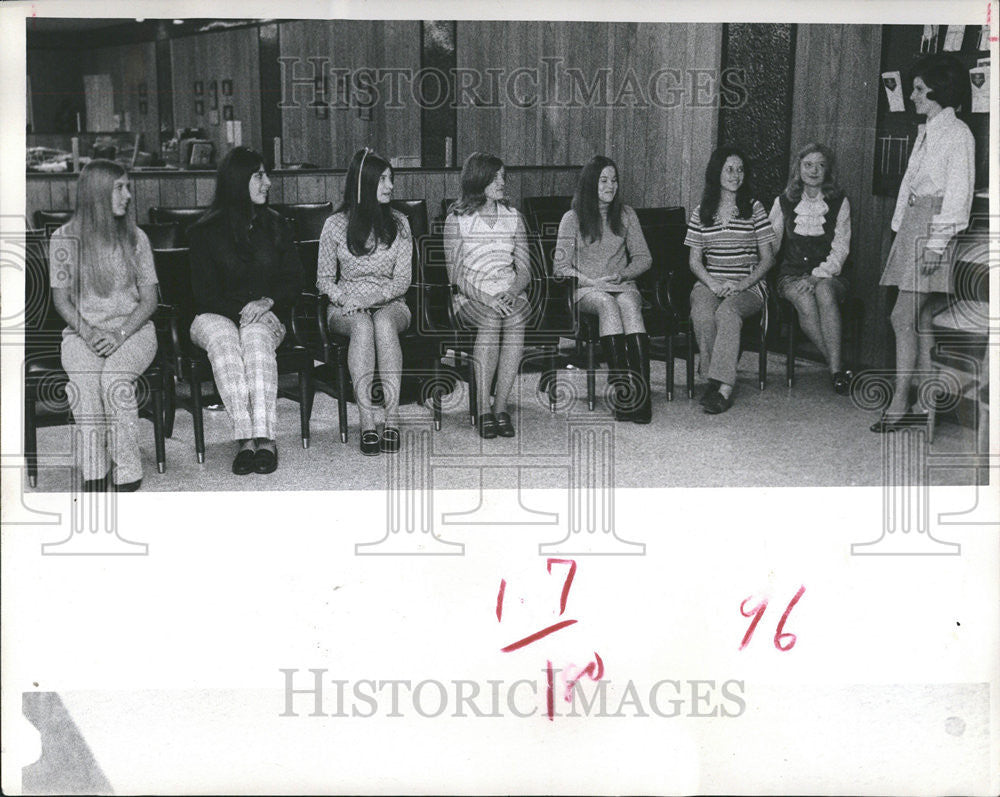 1970 Press Photo New Port Richey Florida Beauty Contestants - Historic Images