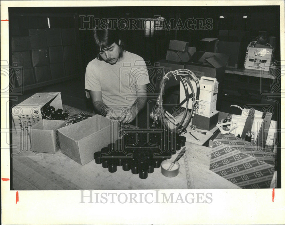 1991 Press Photo Michael Groves Brooksville Airport Industrial Park - Historic Images