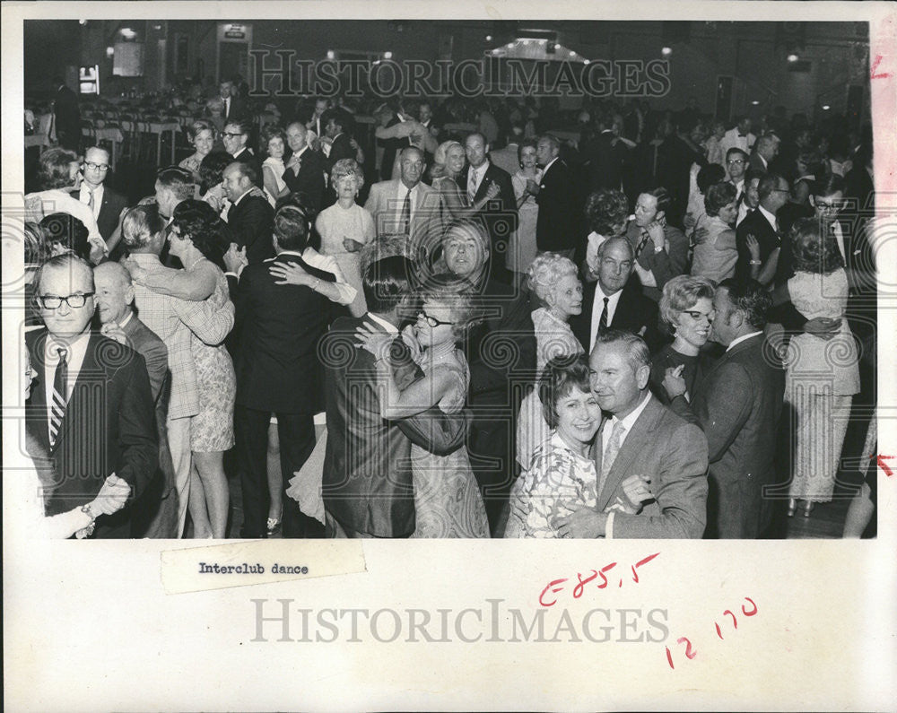 1970 Press Photo Inter-Civic Club Members St. Petersburg Florida - Historic Images