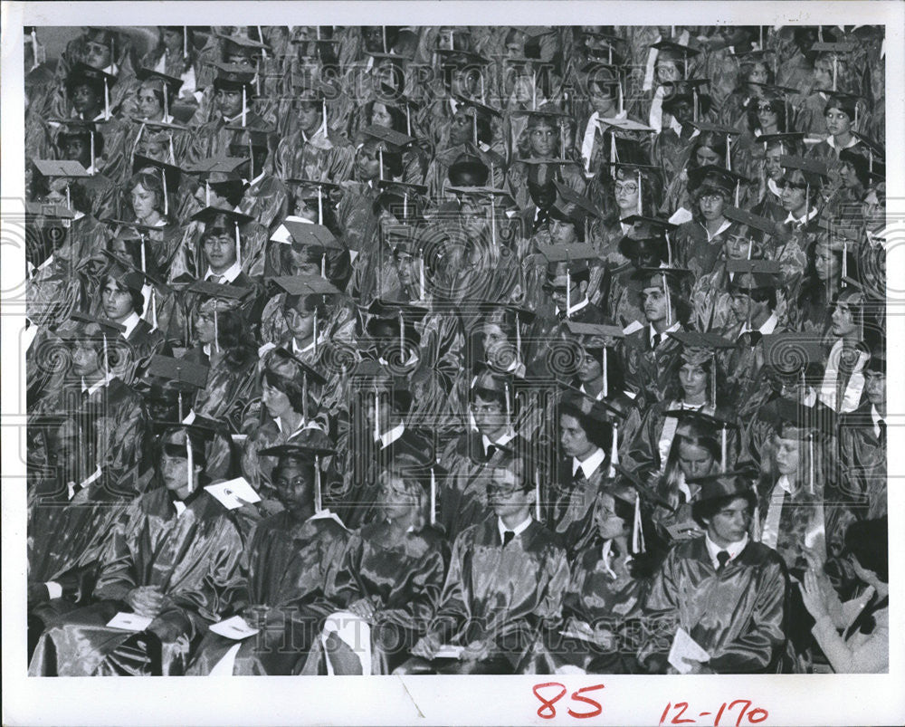 1980 Press Photo Phinellas High School Seniors - Historic Images