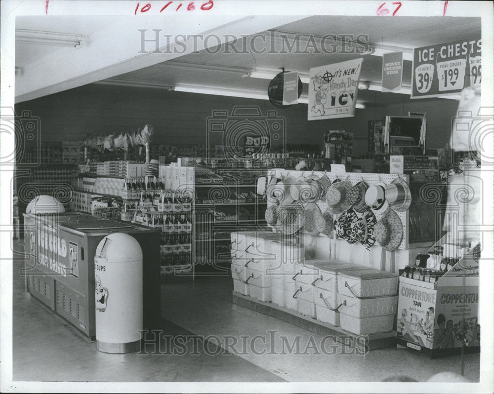 1968 Press Photo Minit Markets Convenience Store Pinellas Park Florida - Historic Images