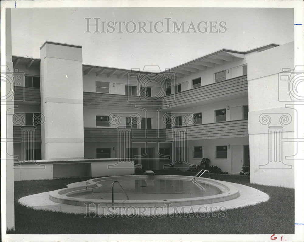 1963 Press Photo Michael Manor Boca Ciega Bay St. Petersburg Florida - Historic Images