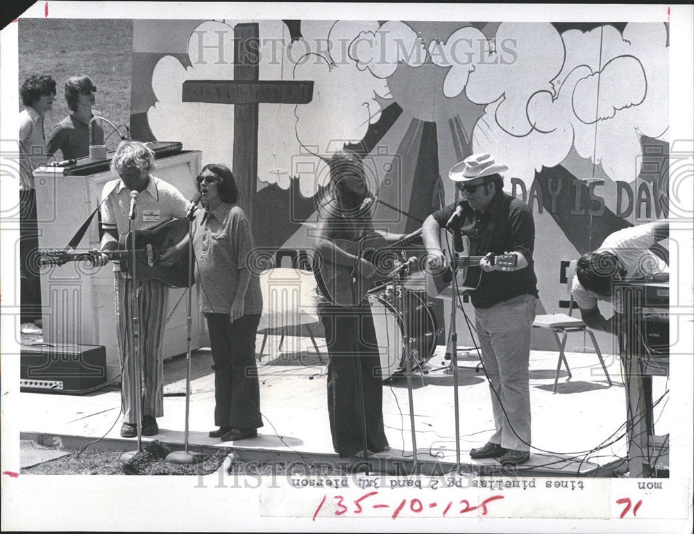 1973 Press Photo Third Hour Band/Singers/Musical Group/Florida - Historic Images