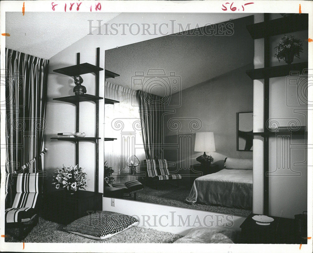 1971 Press Photo Interior Decoration - Historic Images