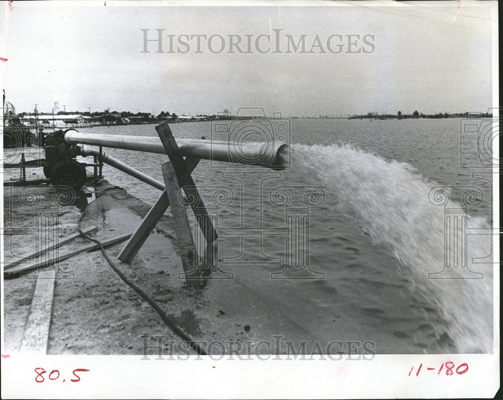 1966 Press Photo Misener Marine Construction Company/Purple Pump/Florida - Historic Images