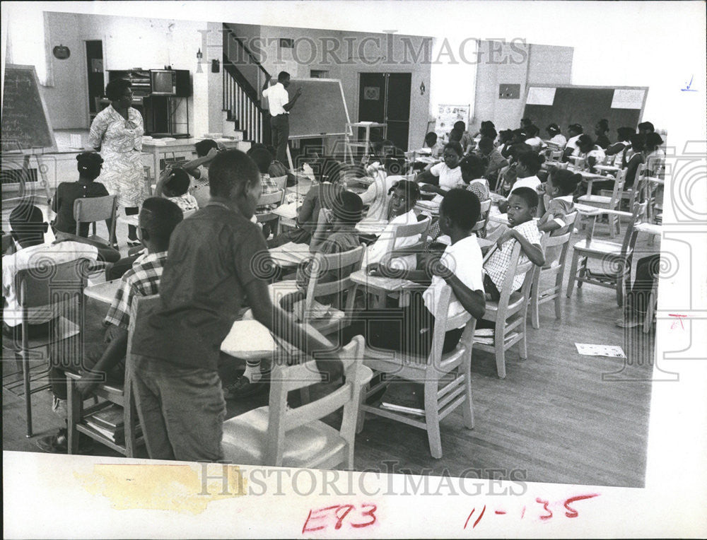 1967 Press Photo Melrose Elementary School Florida - Historic Images