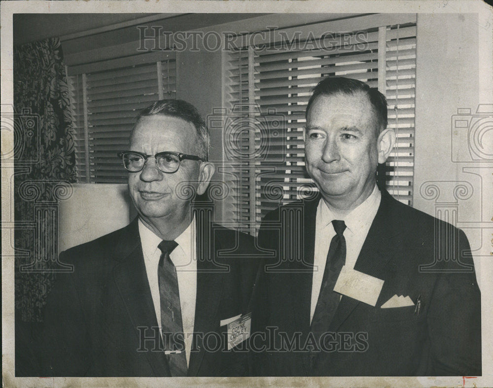 1968 Press Photo Coyne Cooley Jim Lucas Reporters Correspondents - Historic Images