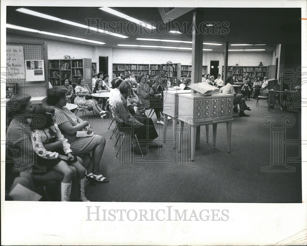 1972 Press Photo Mt Vernon Elementary School New Library Dedication - Historic Images