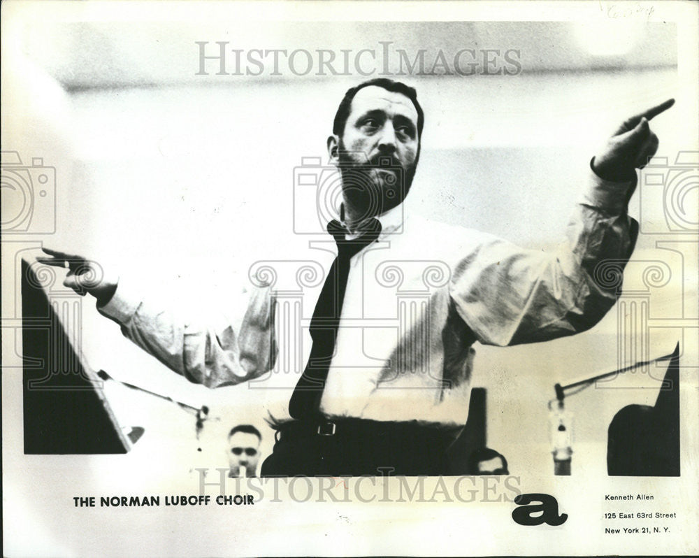 1967 Press Photo Norman Luboff Choir/Music Arranger/Choir Director/Publisher - Historic Images