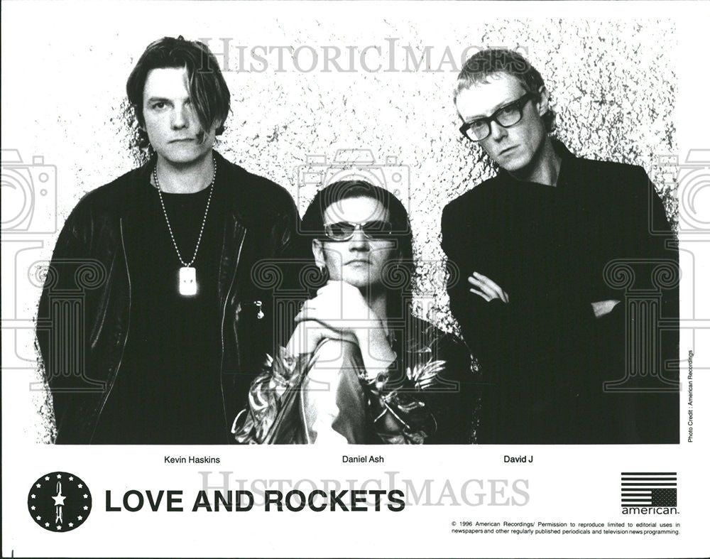 1995 Press Photo Love Rockets English alternative rock band Peter Murphy Tones - Historic Images