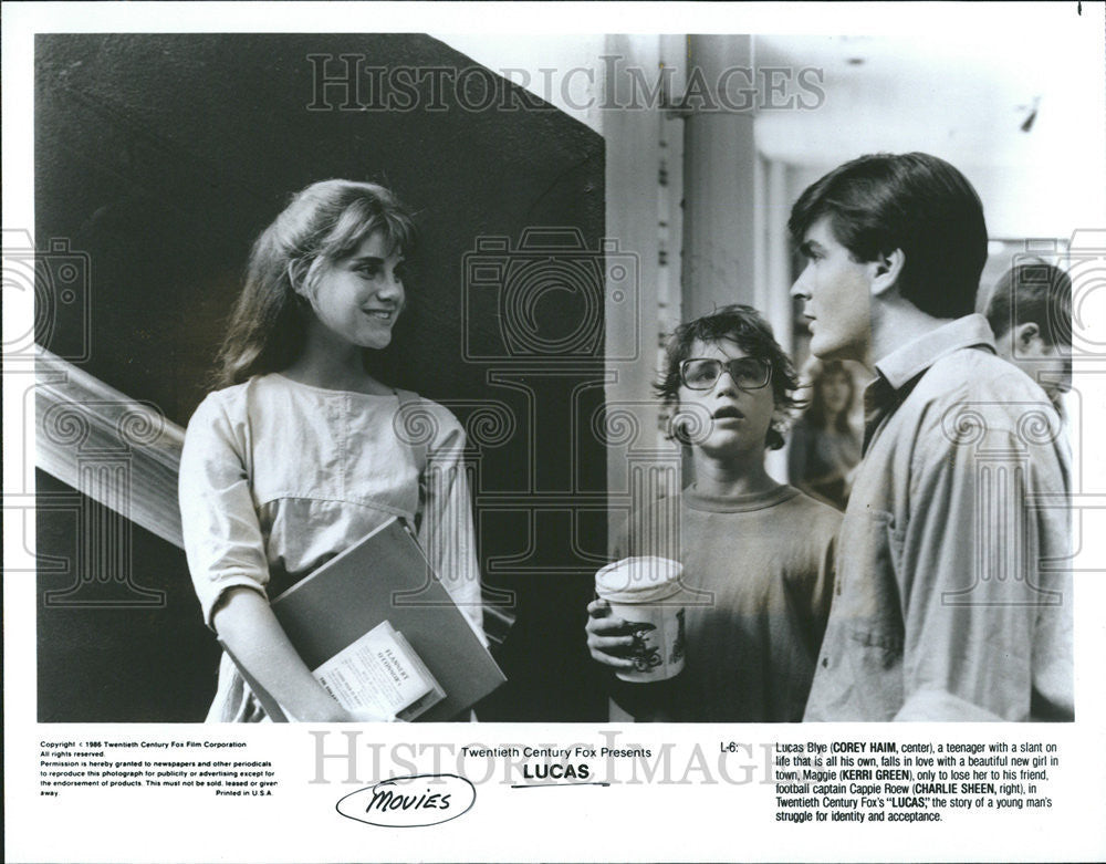 Press Photo Actor Corey Haim In Lucas - Historic Images