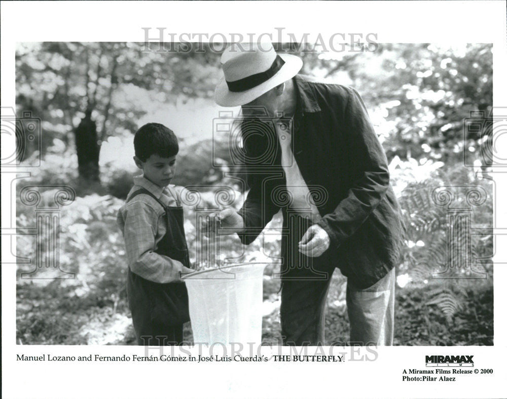 2000 Press Photo Manuel Lozano Fernando Fernan Gomez The Butterfly - Historic Images