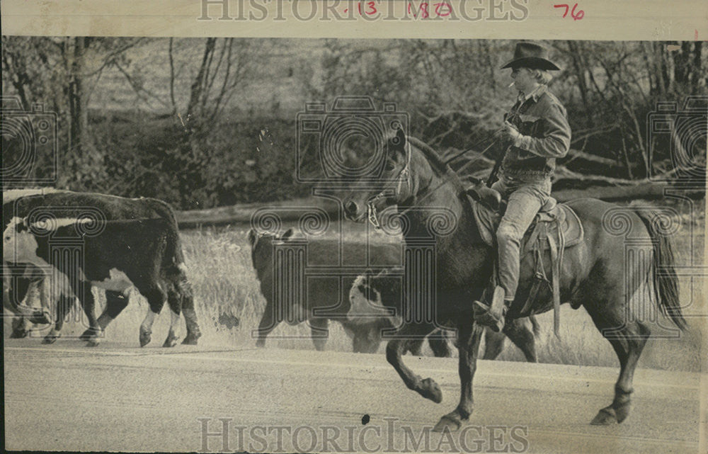 1974 Press Photo President Ford&#39;s Son Steve Ford - Historic Images