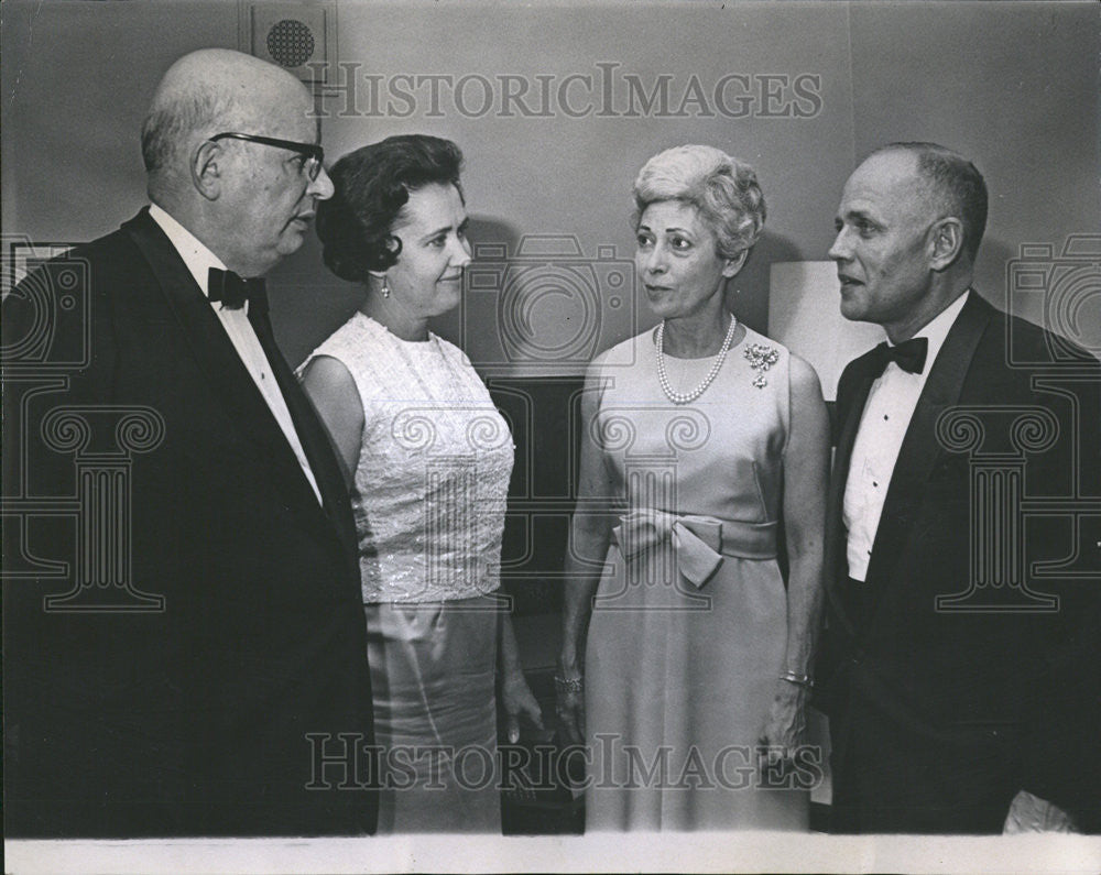 1956 Press Photo Colorado Womens College Reception French Ambassador - Historic Images