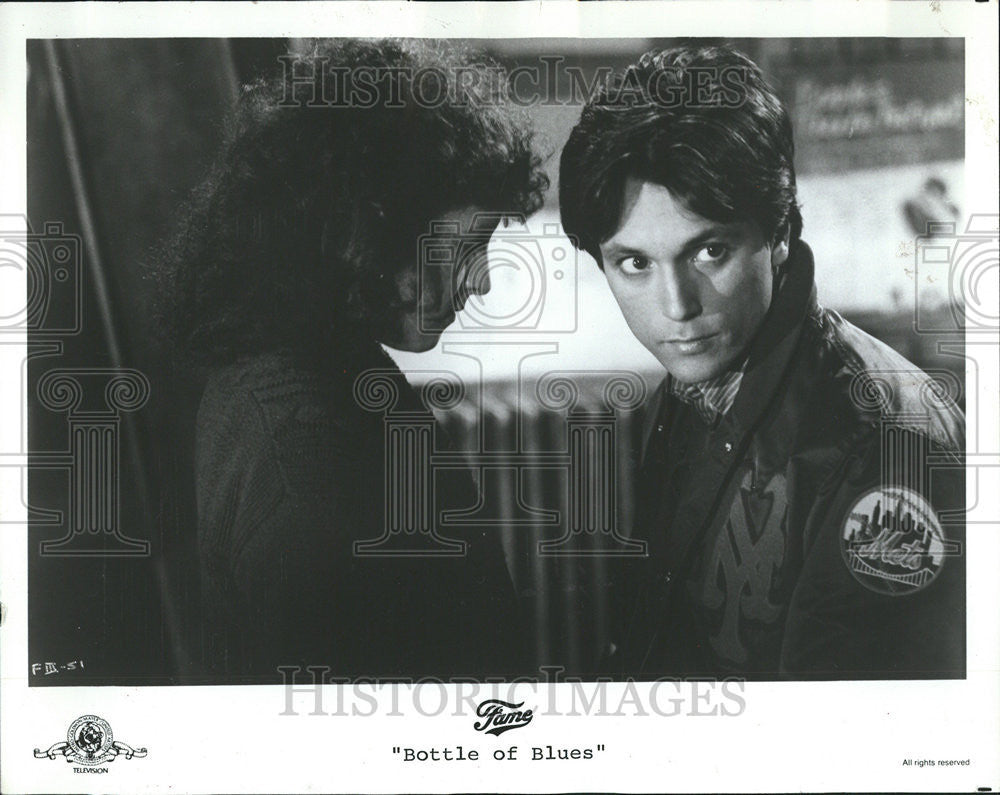 1984 Press Photo Fame Series Bottle Of Blues Episode Actor Colomby - Historic Images
