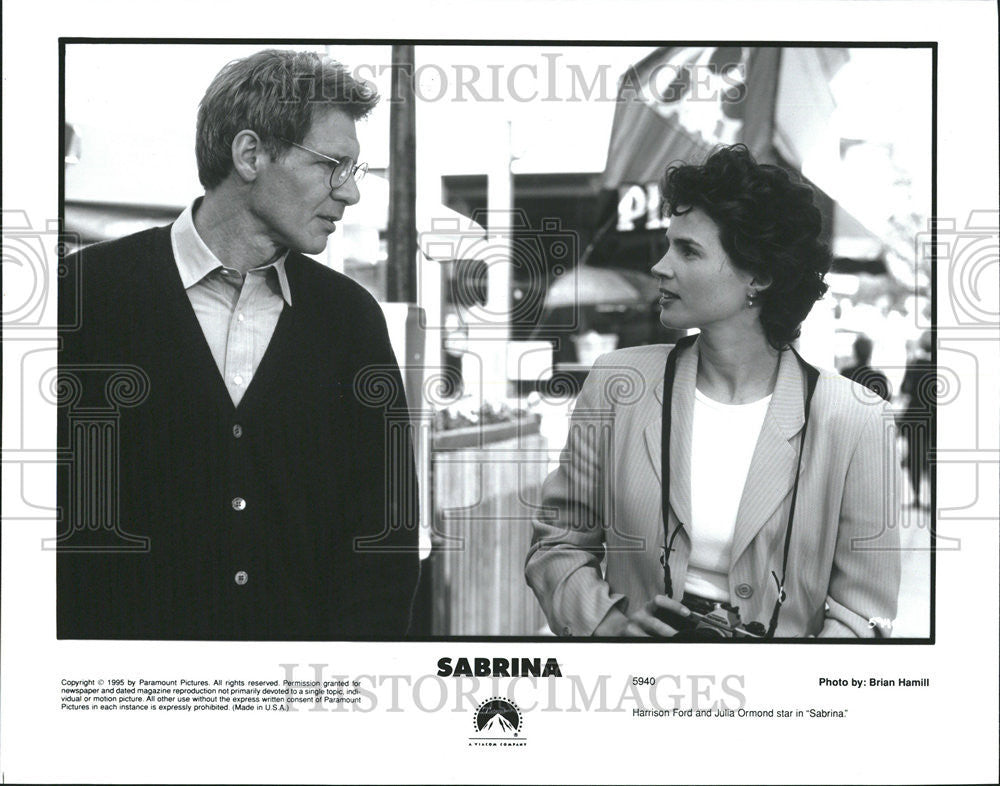 1996 Press Photo Sabrina Film Actors Ford Ormond - Historic Images