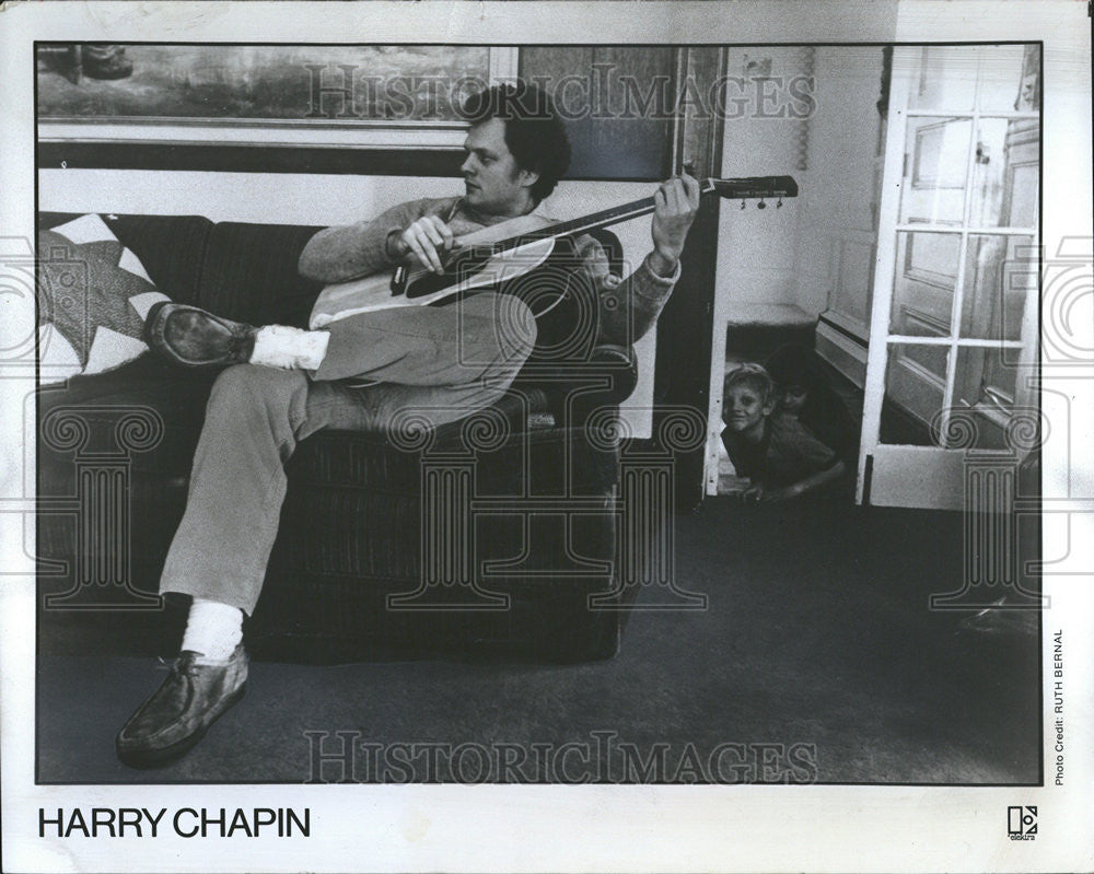 1979 Press Photo Harry Chapin American Singer Songwriter Folk Rock Song Musician - Historic Images