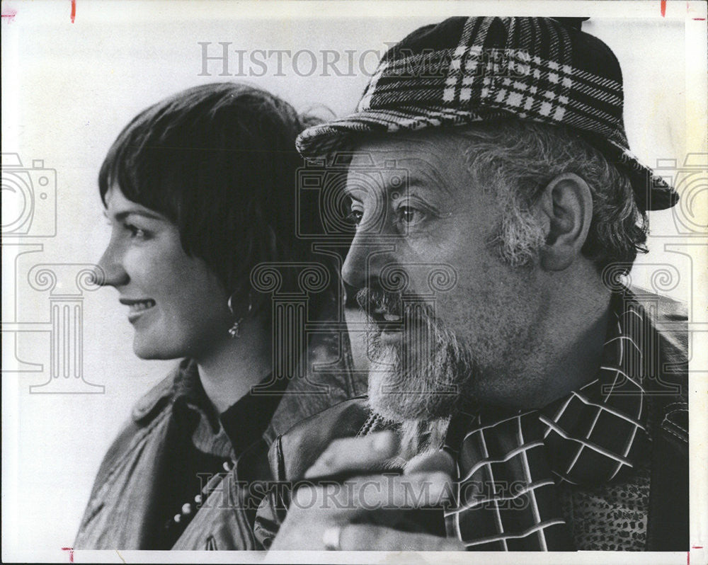 1975 Press Photo Tony Church Actor Susan Fleet Wood Royal Shakespeare Company - Historic Images