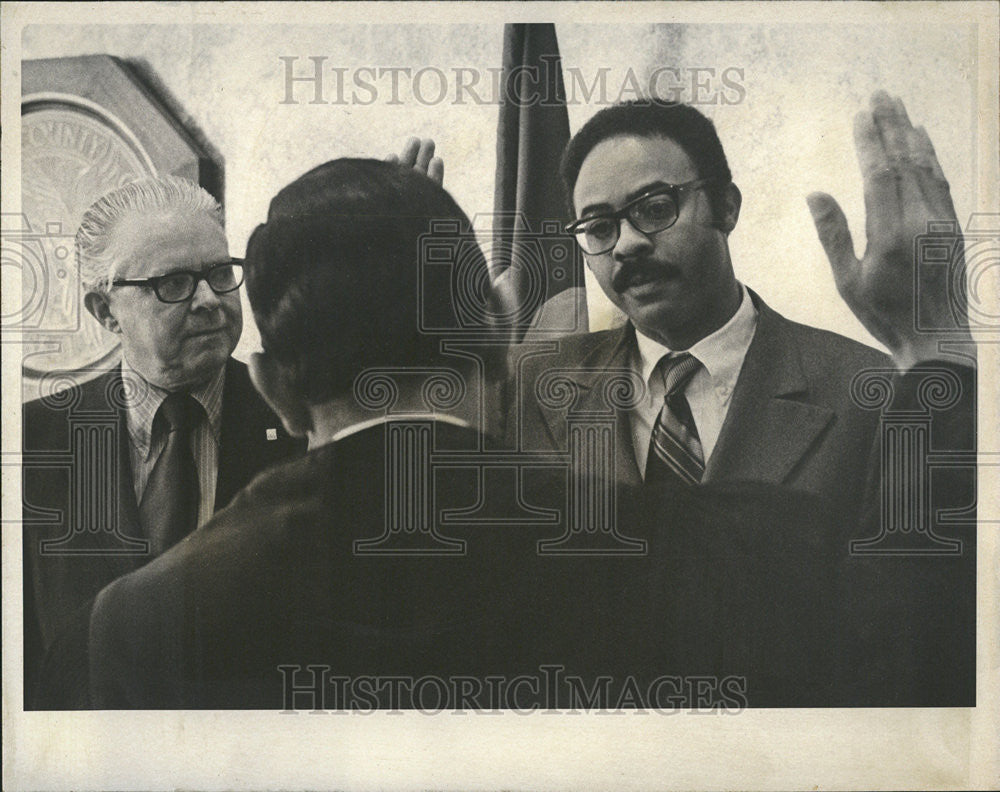 1971 Press Photo Picture of Morris Cole, Judge. - Historic Images