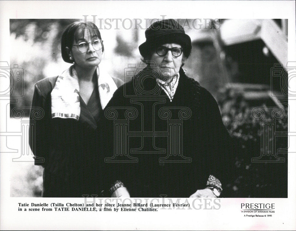 1991 Press Photo Tsilla Chelton French Film &amp; Television Actress - Historic Images