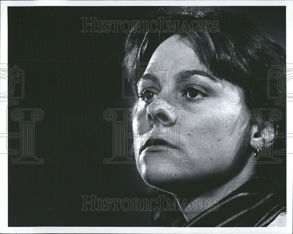 1978 Press Photo Employment Activist Mary Coe Listens To Response To Her Demand - Historic Images