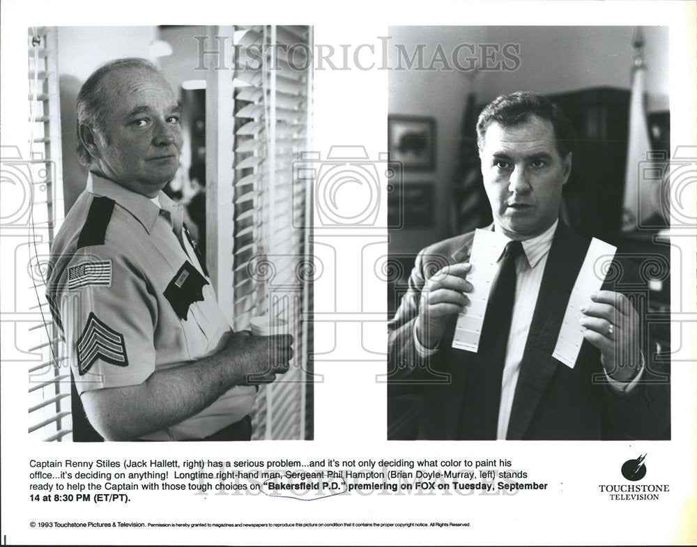 1993 Press Photo Bakersfiekd Jack Hallett Actor - Historic Images