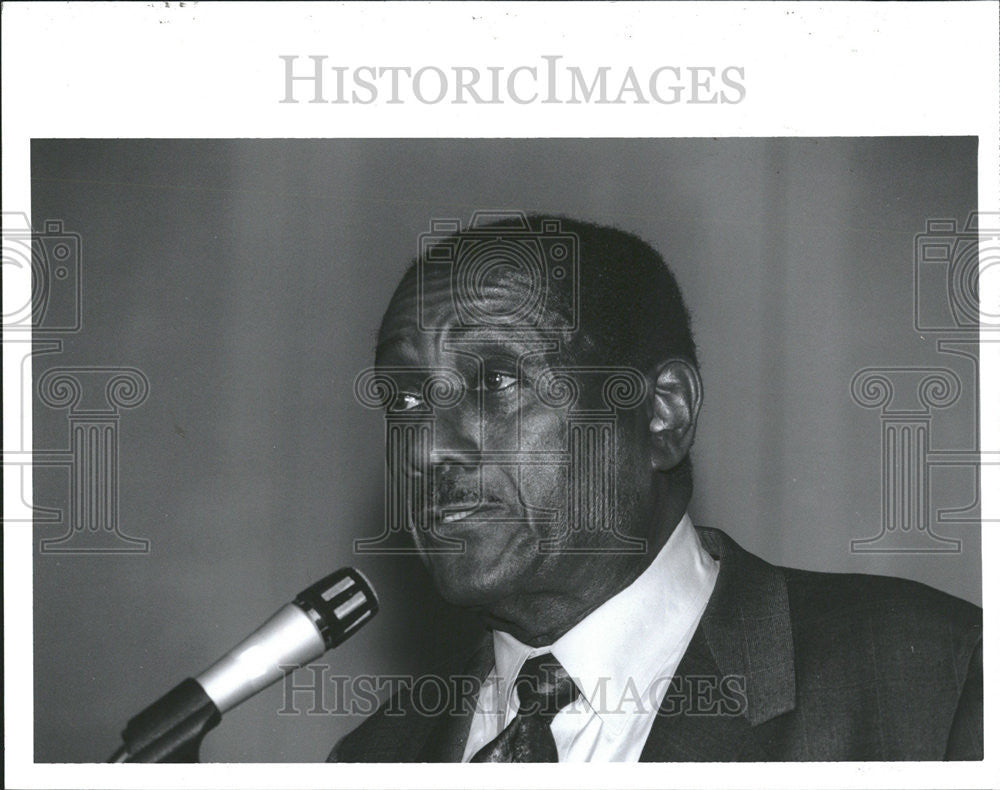 1992 Press Photo John H. Johnson American Businessman &amp; Publisher - Historic Images