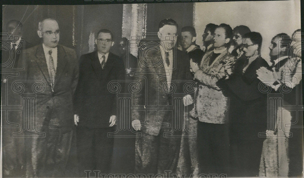 1956 Press Photo United Worker Wladyslaw Gomulka Polish Communist Party - Historic Images