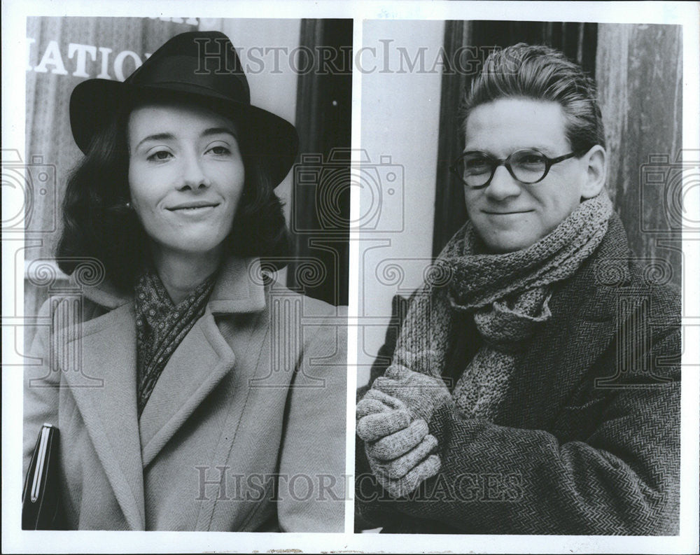 1988 Press Photo Emma Thompson Kenneth Branagh British Actors Director - Historic Images