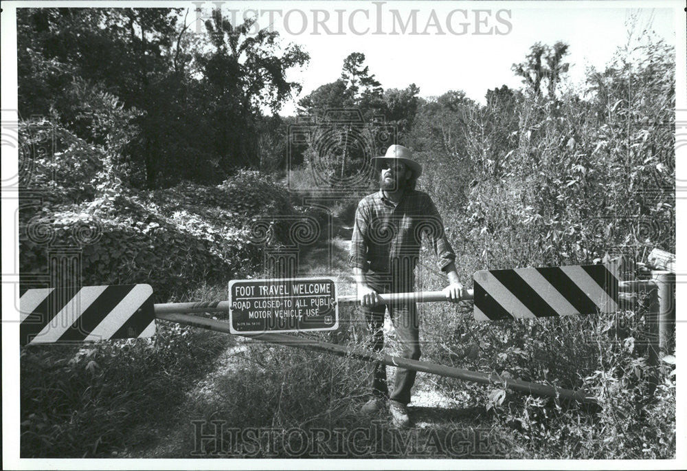 1989 Press Photo Joe Gilsson Regional Association National Forest Southern RACE - Historic Images