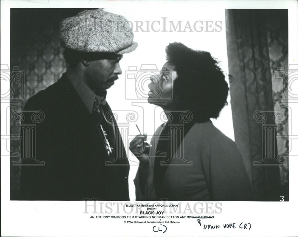 1987 Press Photo Norman Beaton Black Joy Actor - Historic Images