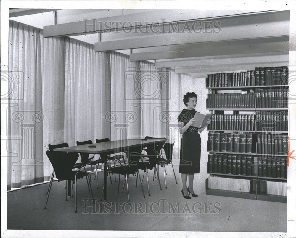 1961 Press Photo Michigan St Medical Society E Lansing Public Relation Library - Historic Images