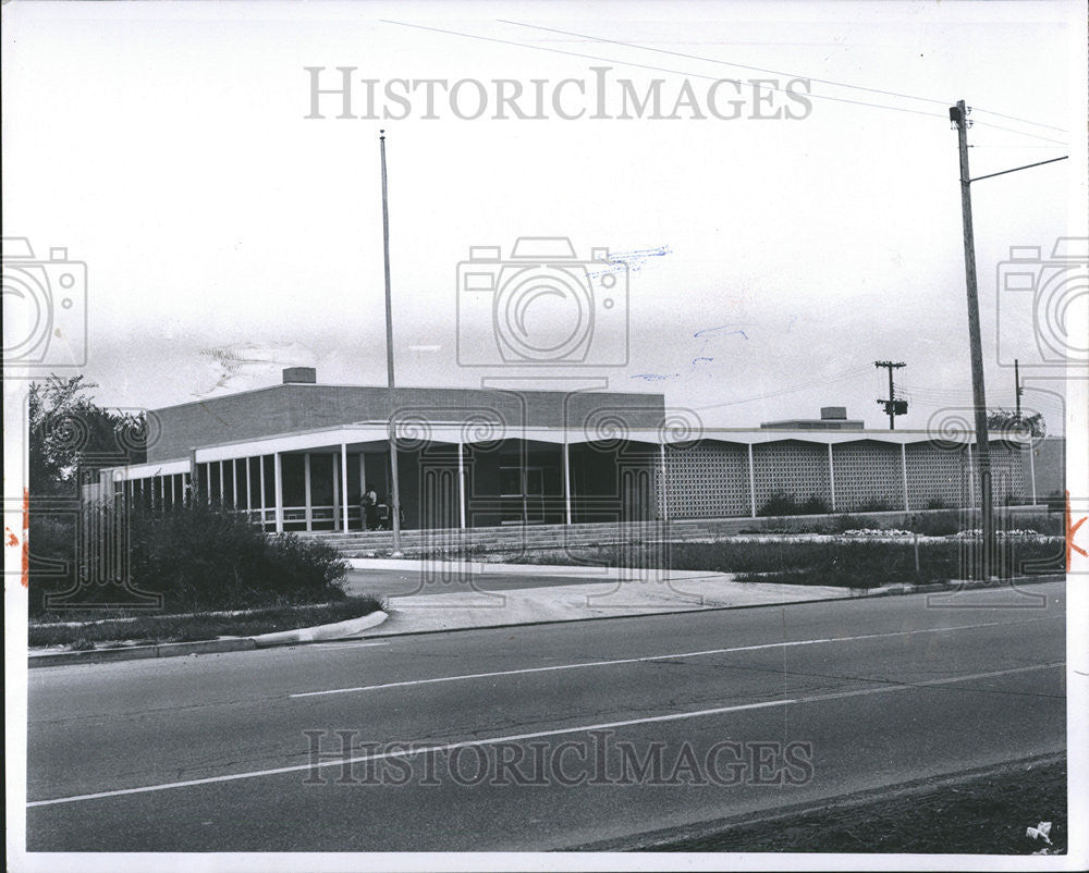 1960 Press Photo Exterior View New Wyandotte Fort - Historic Images