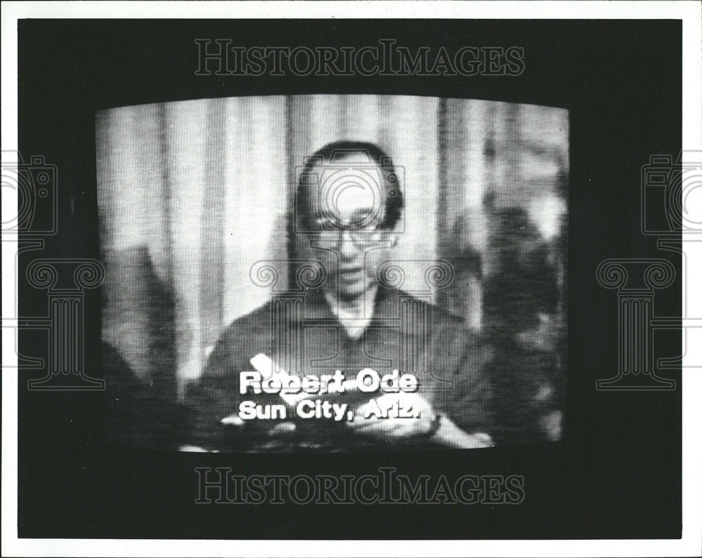 1980 Press Photo Hostage Robert Ode Suncity Arizona Batten Photographer - Historic Images