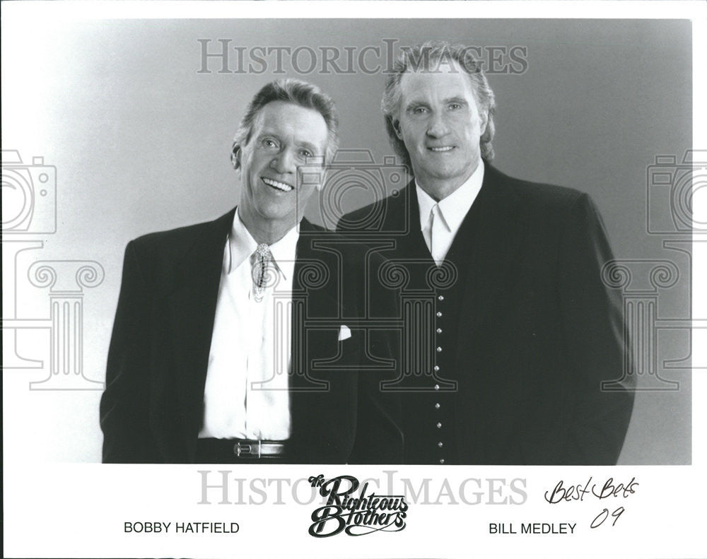 2000 Press Photo Righteous Brothers Bobby Hatfield Bil Medley  Entertainers - Historic Images