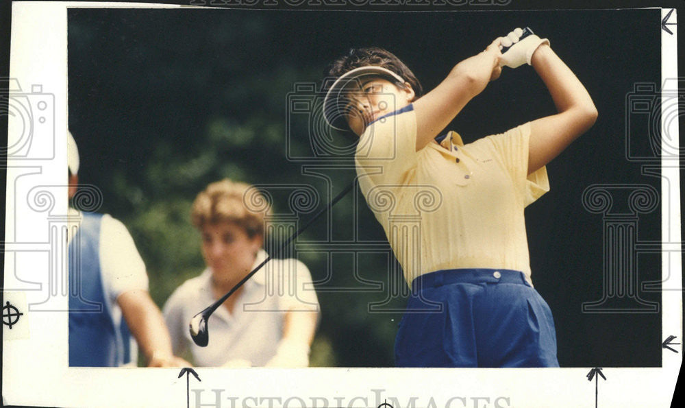 1989 Press Photo Ayaka Okamoto Golf - Historic Images