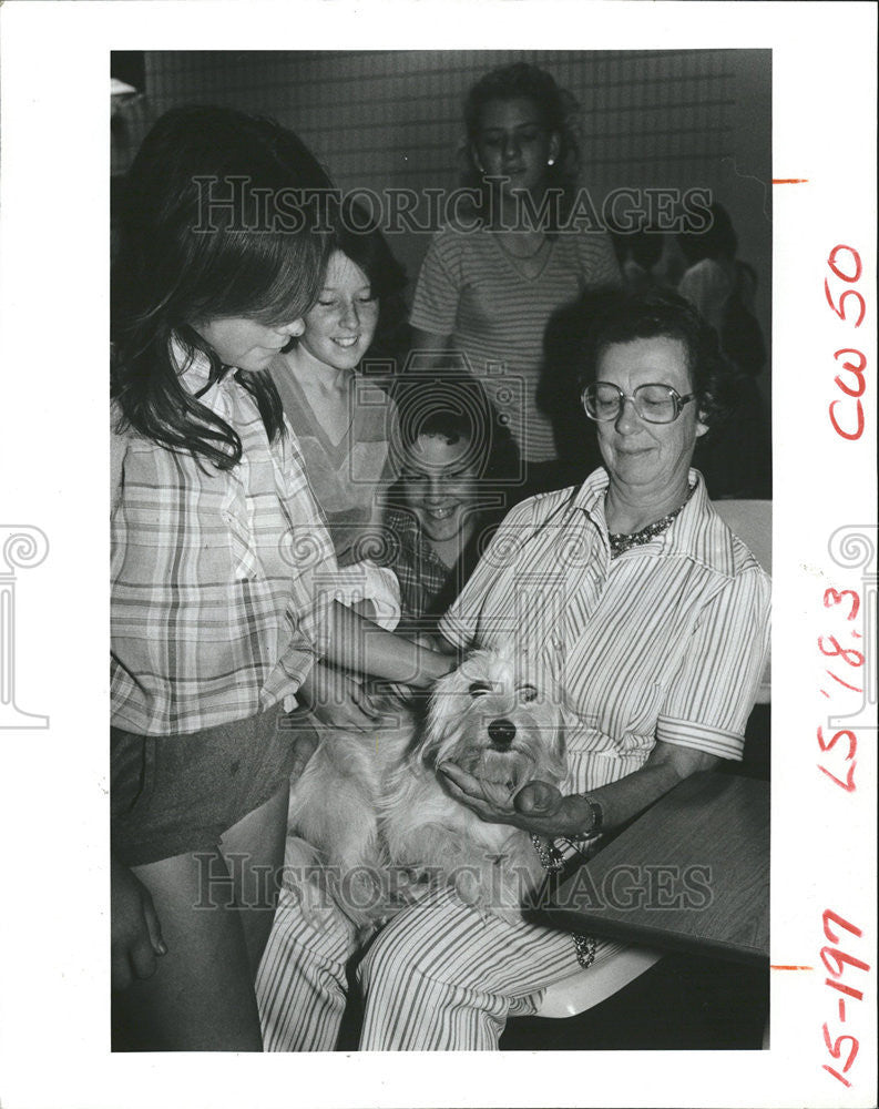 1981 Press Photo Morgan Fitzgerald Middle School Clearwater Florida - Historic Images