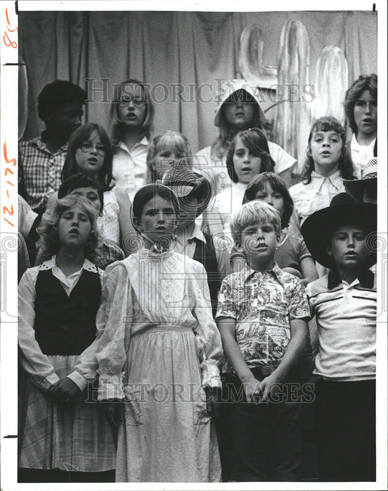 1981 Press Photo Rio Vista Elementary School student musical play version won - Historic Images