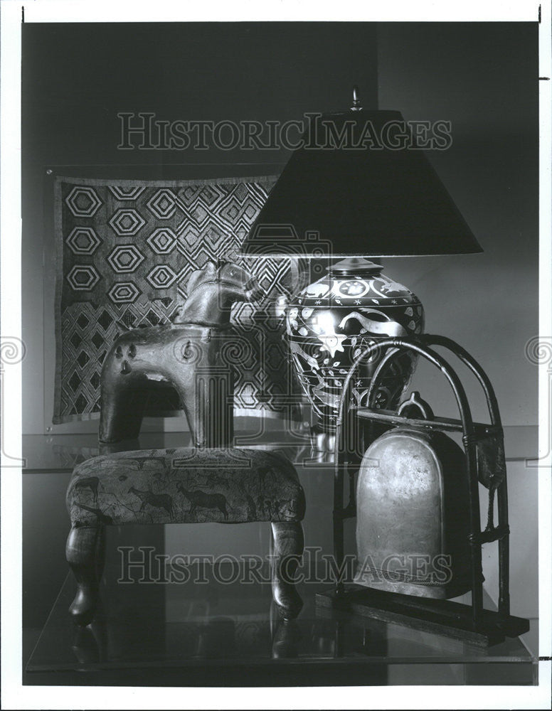 1992 Press Photo Hemmeter collection current hot design trends Folk - Historic Images