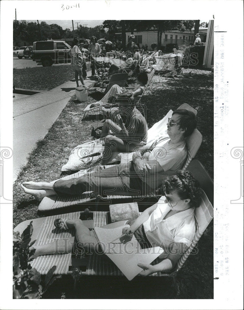 1987 Press Photo Richey Fundamental School New Port Richey - Historic Images