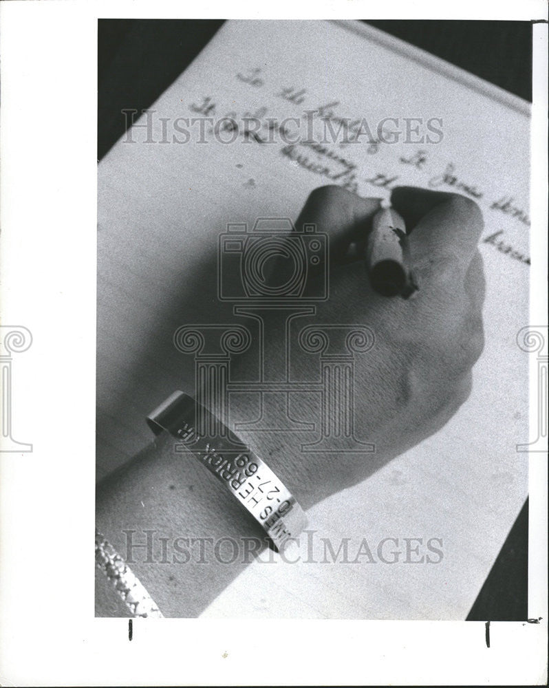 1972 Press Photo Fashion Jewelry Bracelets - Historic Images