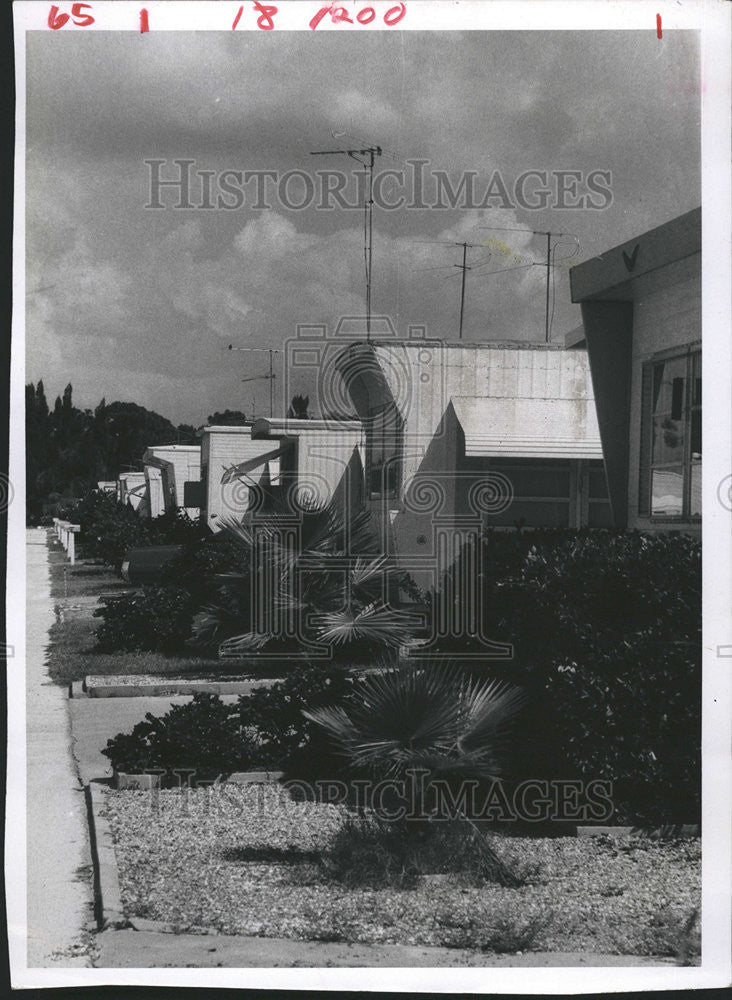 1970 Press Photo Home Park Water Lake Maggiore Saint Patersburg Picnic Birds - Historic Images