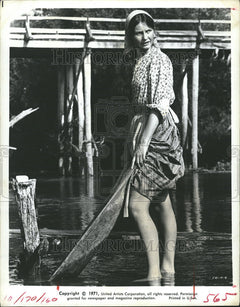 1971 Press Photo Michele Marsh Movie Actress Fiddler Roof