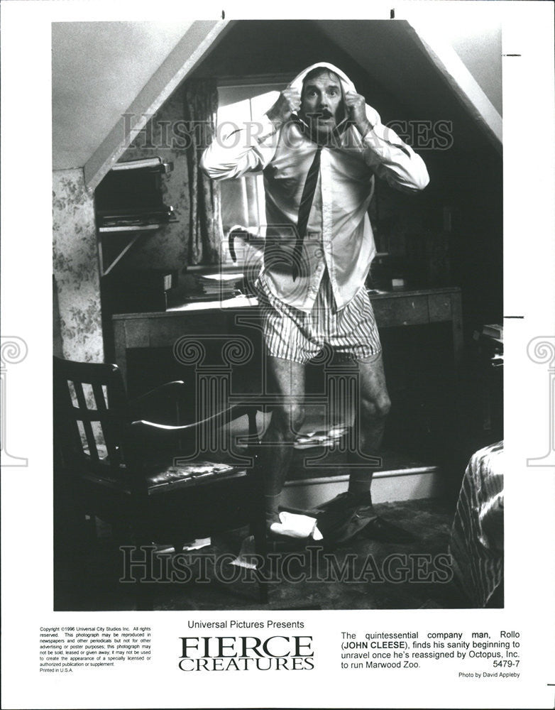 1997 Press Photo John Cleese FIerce creatures quintessential company man Rollo - Historic Images