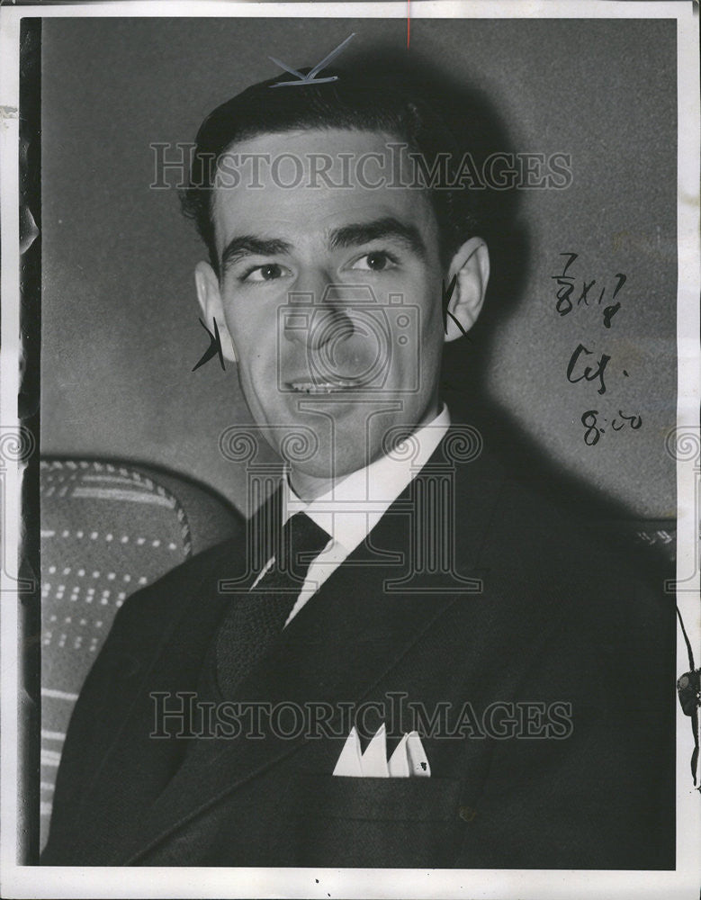 1937 Press Photo Will Osborne creator slide music - Historic Images