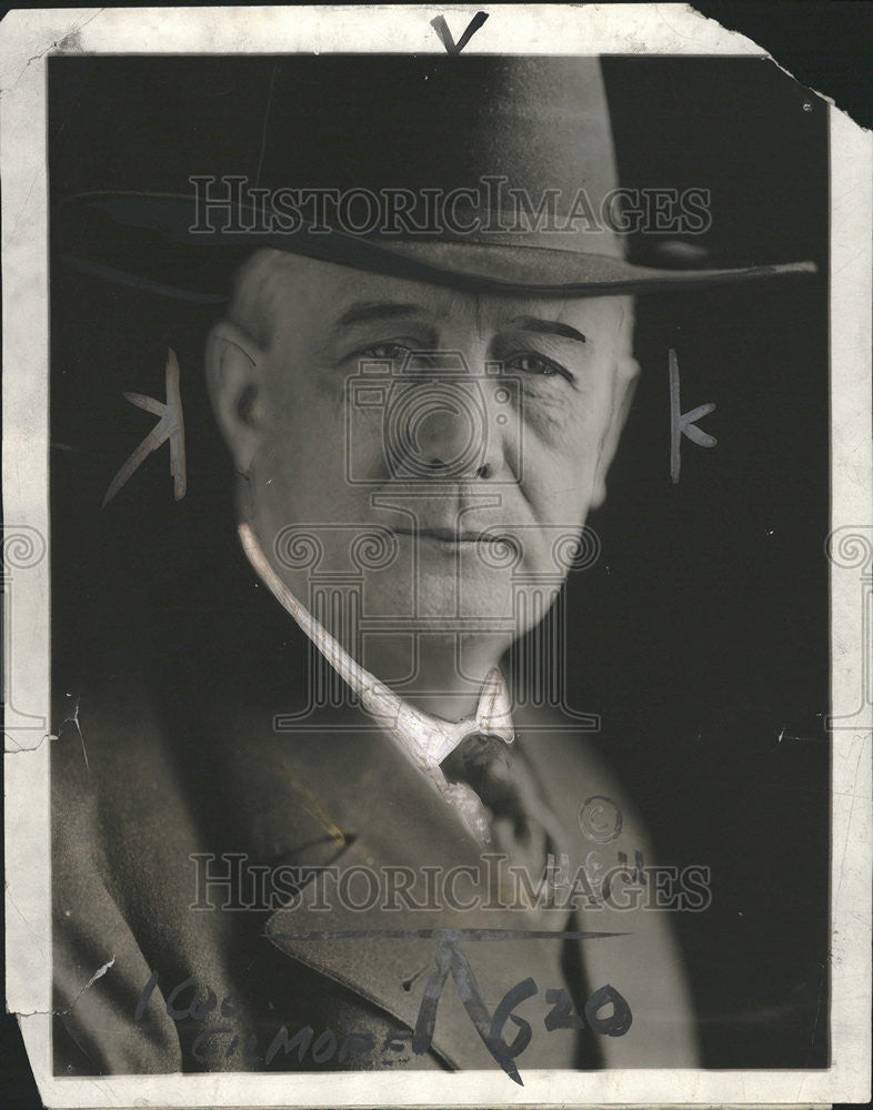 1921 Press Photo Senator Harry Stewart Few Republican Indianapolis December - Historic Images