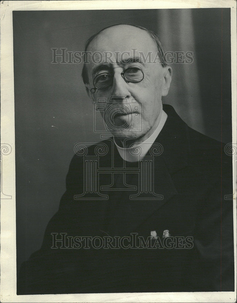 1939 Press Photo Grand Old Man Catholic Eduction West Golden Jubilee  College - Historic Images