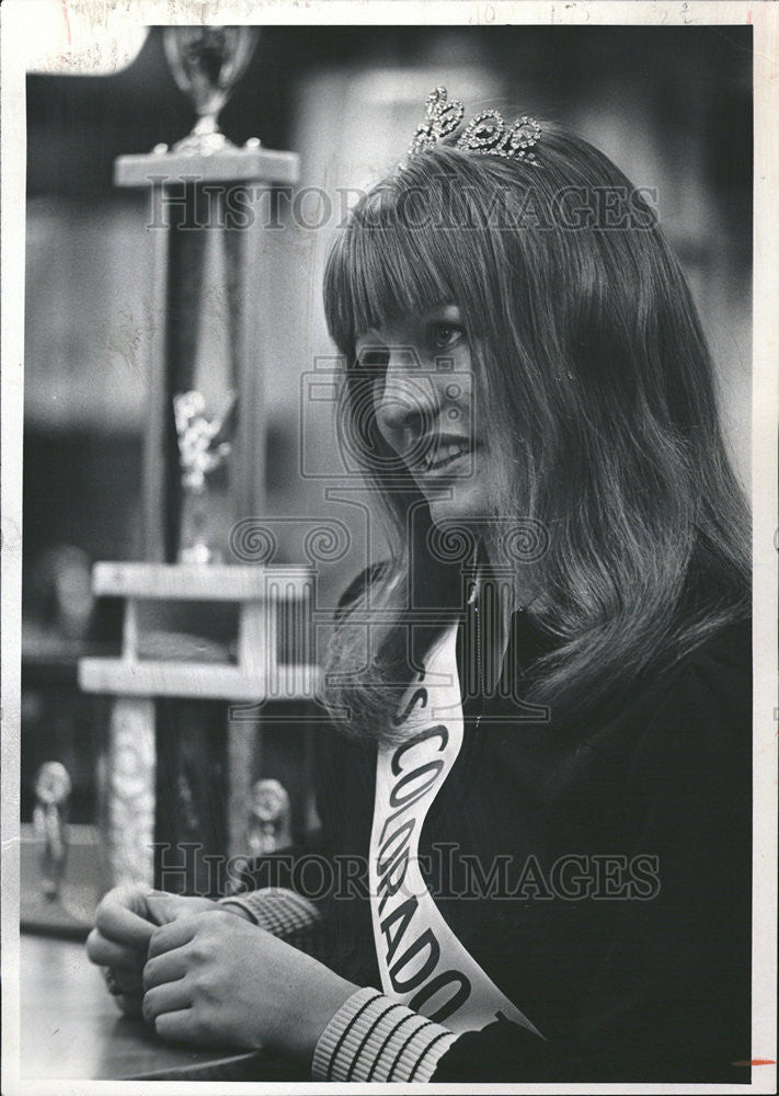 1973 Press Photo Laura Christman Platte Valley High School Miss Colorado beauty - Historic Images